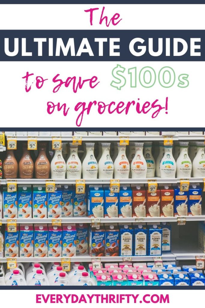 Dairy aisle for Saving Money on Groceries  