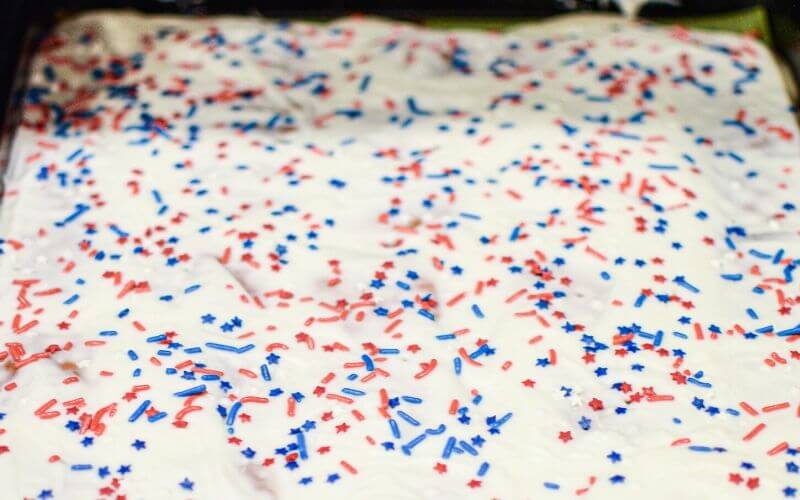 Red, White, and Blue easy patriotic dessert