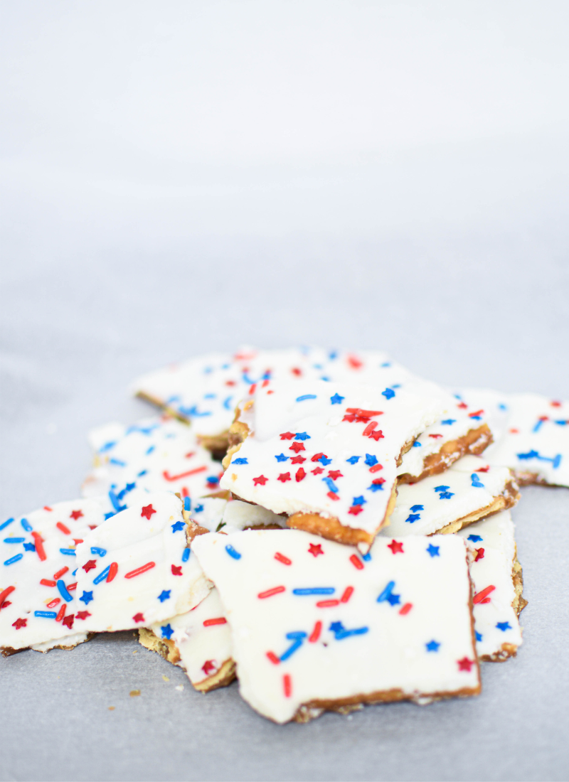 Red, white, and blue easy patriotic dessert