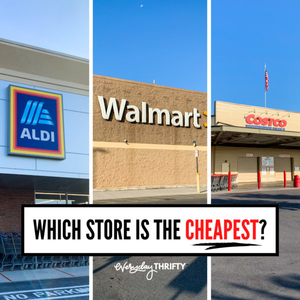 Grocery Store Price Comparison: Aldi, Walmart, Costco - Everyday Thrifty