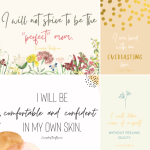 Screenshot of Positive Affirmations for Moms graphics