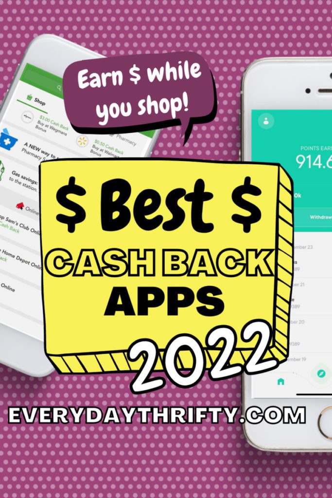 Phone Screen with App for best cash back apps