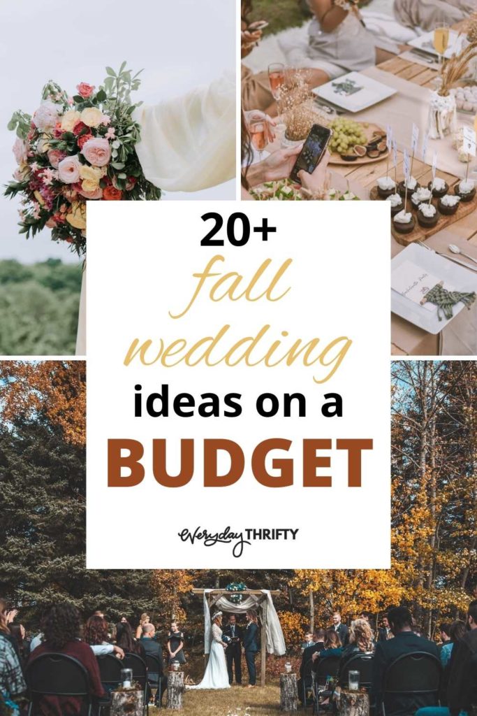 Fall wedding photos for Pinterest