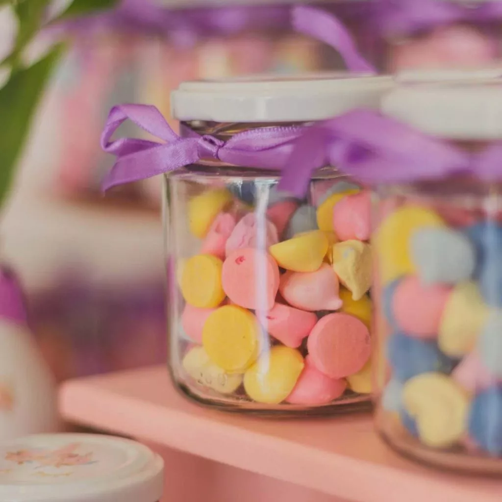 Create a DIY candy jar as a gift for your daycare teacher when transitioning.  