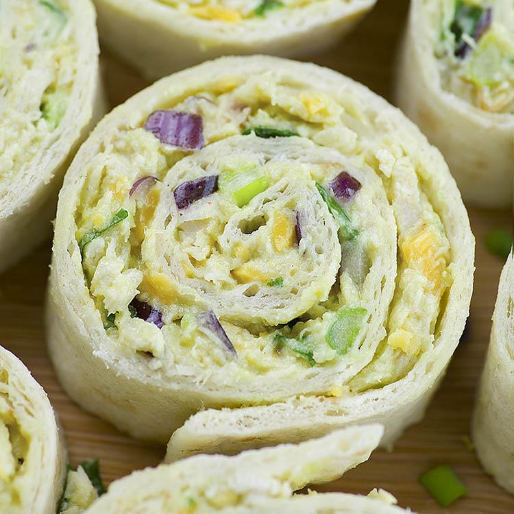 Chicken salad wraps that make the perfect easy and cheap lunch idea!