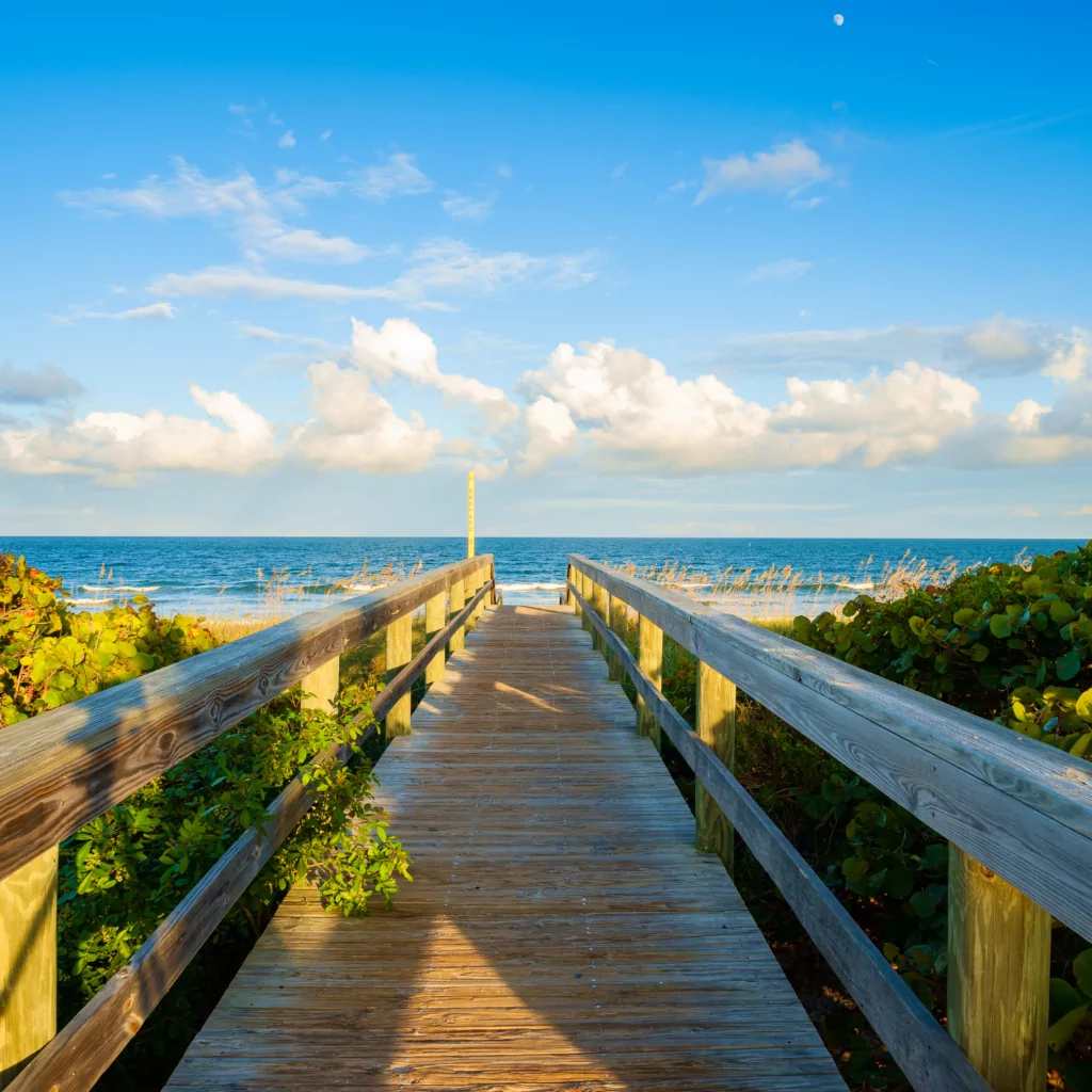 Cocoa beach for family vacations in florida on a budget