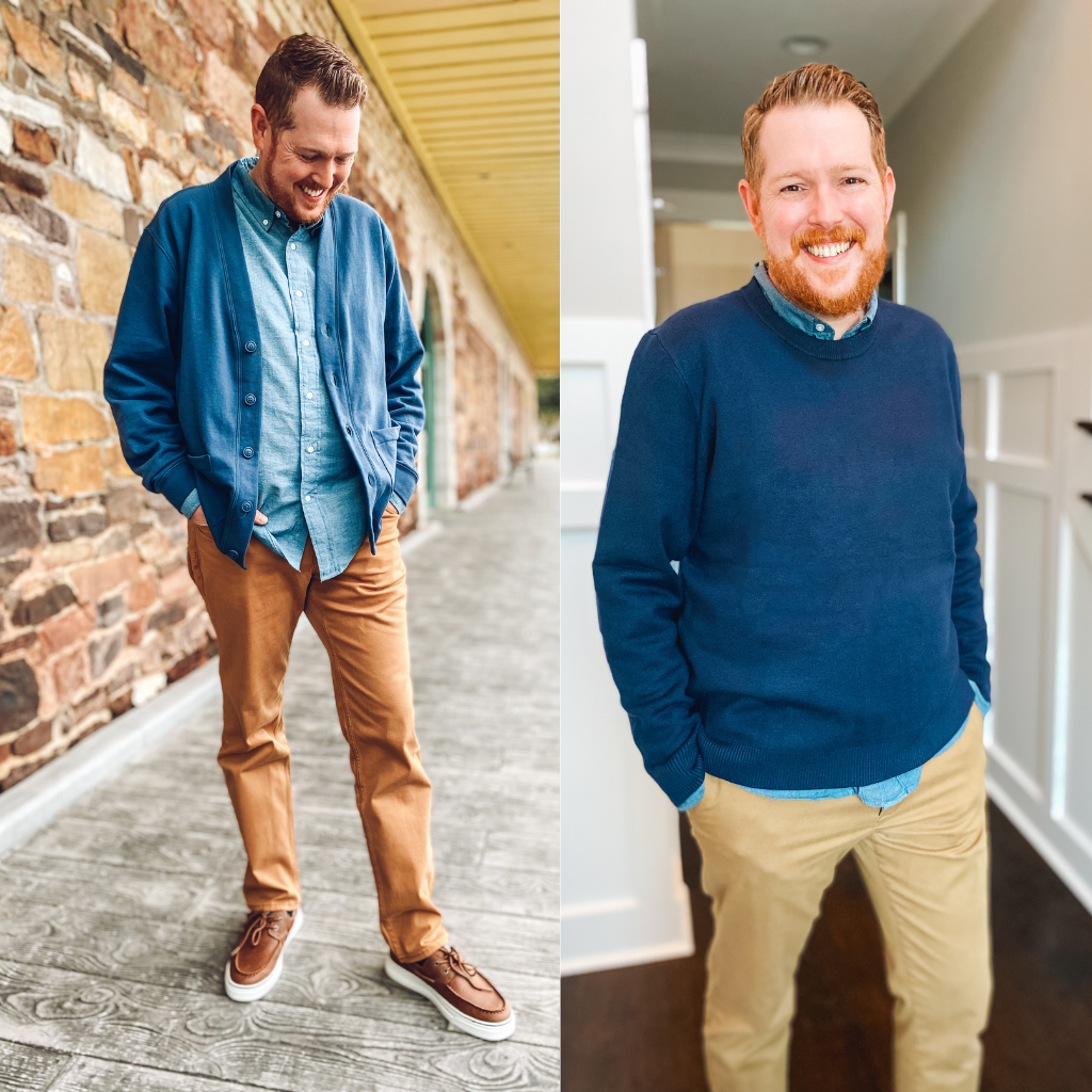 man wearing walmart clothing brands